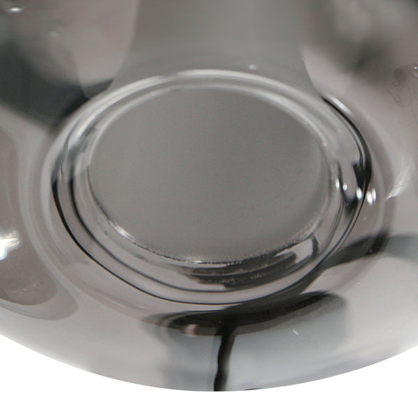 Glimsy 4200ZW Hanglamp – Zwart Glas Ø14,5 cm