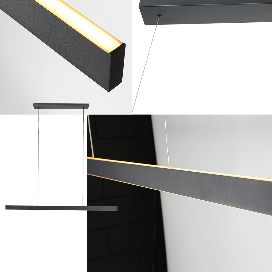 Brightline 4202zw – strakke hanglamp voor boven je tafel, bar of kookeiland