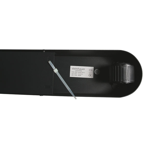 Zwarte hanglamp Mykty 4204 – Twee zwevende cirkels, individueel in hoogte verstelbaar, 6000 lumen, 2700K