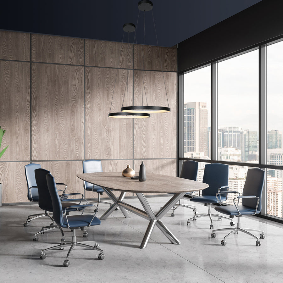 Zwarte hanglamp lumex 4206zw – modern design met krachtige led-verlichting