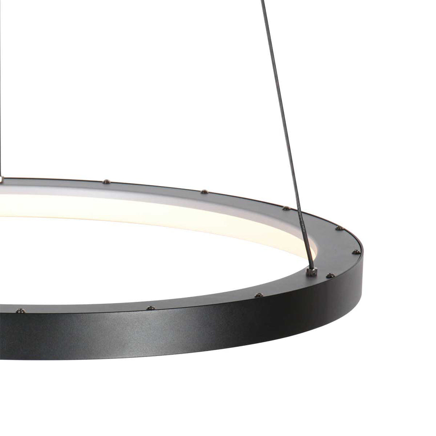 Zwarte hanglamp lumex 4206zw – modern design met krachtige led-verlichting