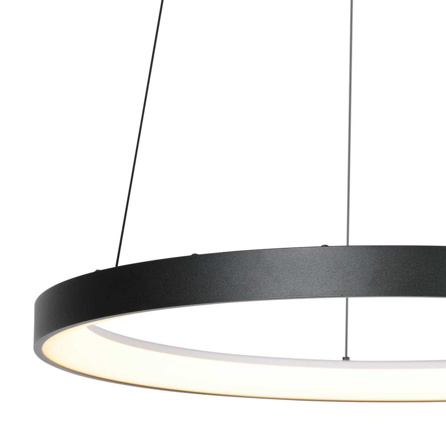 Zwarte hanglamp lumex 4206zw – modern design met krachtige led-verlichting
