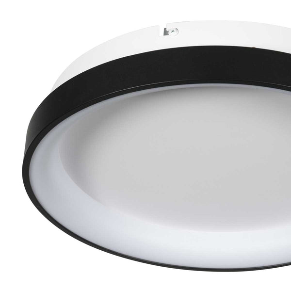 Zwarte plafondlamp lumex 4207zw – stijlvol design met krachtige led-verlichting