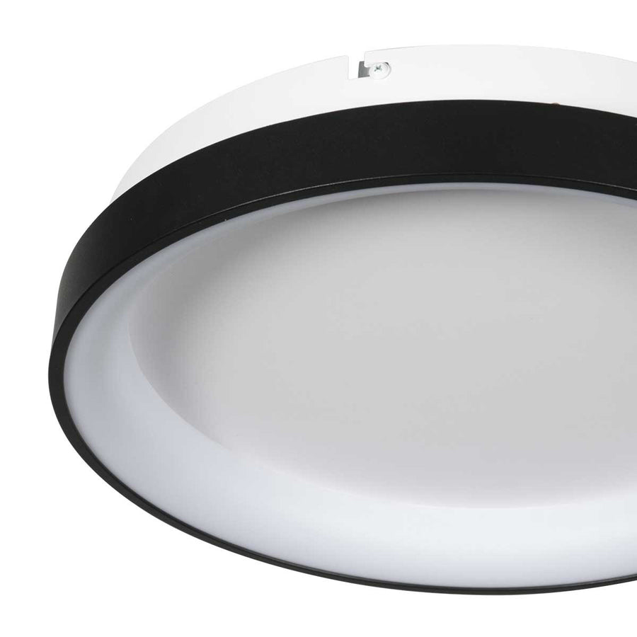 Zwarte plafondlamp lumex 4207zw – stijlvol design met krachtige led-verlichting