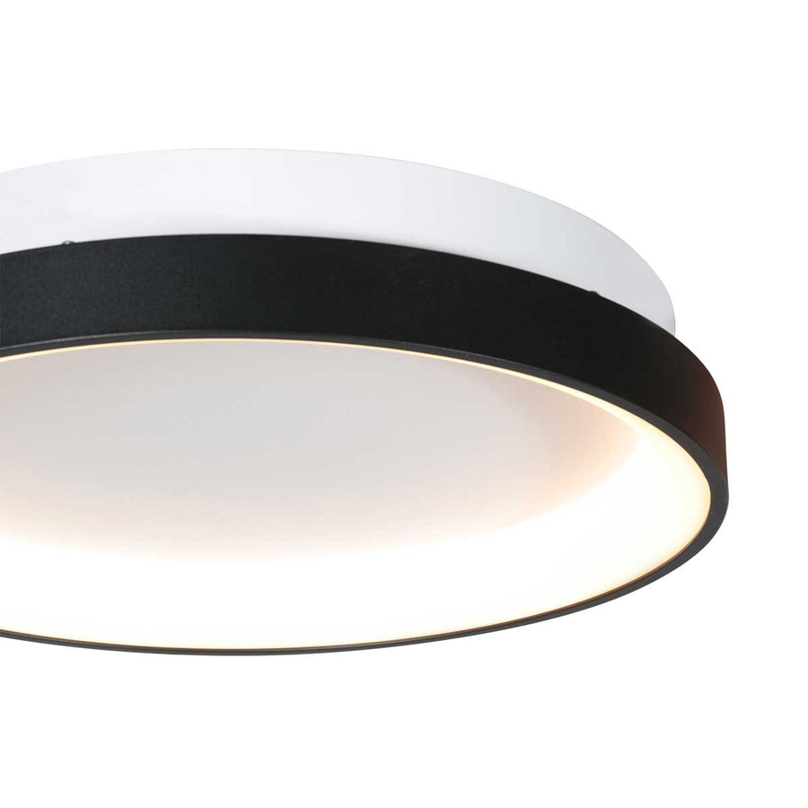 Zwarte plafondlamp lumex 4207zw – stijlvol design met krachtige led-verlichting