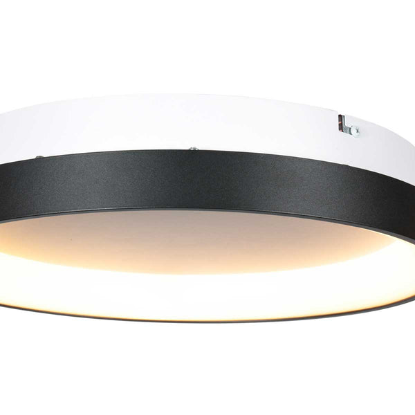 Zwarte plafondlamp lumex 4207zw – stijlvol design met krachtige led-verlichting