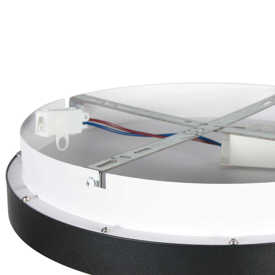 Zwarte plafondlamp lumex 4207zw – stijlvol design met krachtige led-verlichting