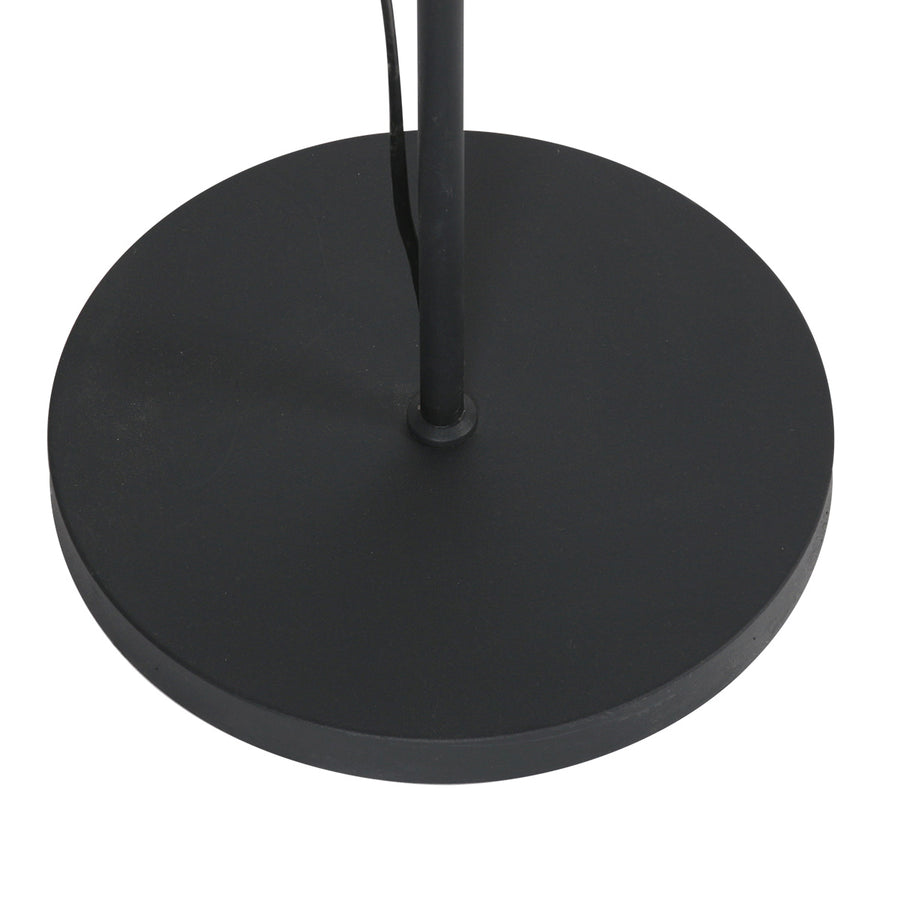 Zwarte 2-lichts vloerlamp tenebris 4213zw – elegante verlichting met luxe uitstraling