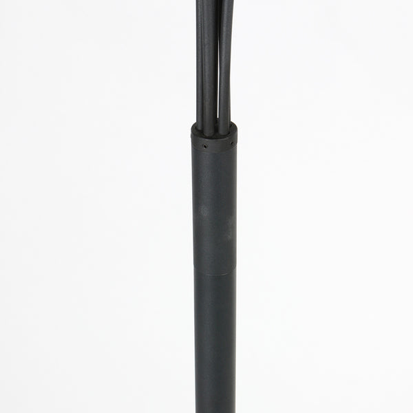 Zwarte 5-lichts vloerlamp tenebris 4214zw – luxe en sfeervolle verlichting