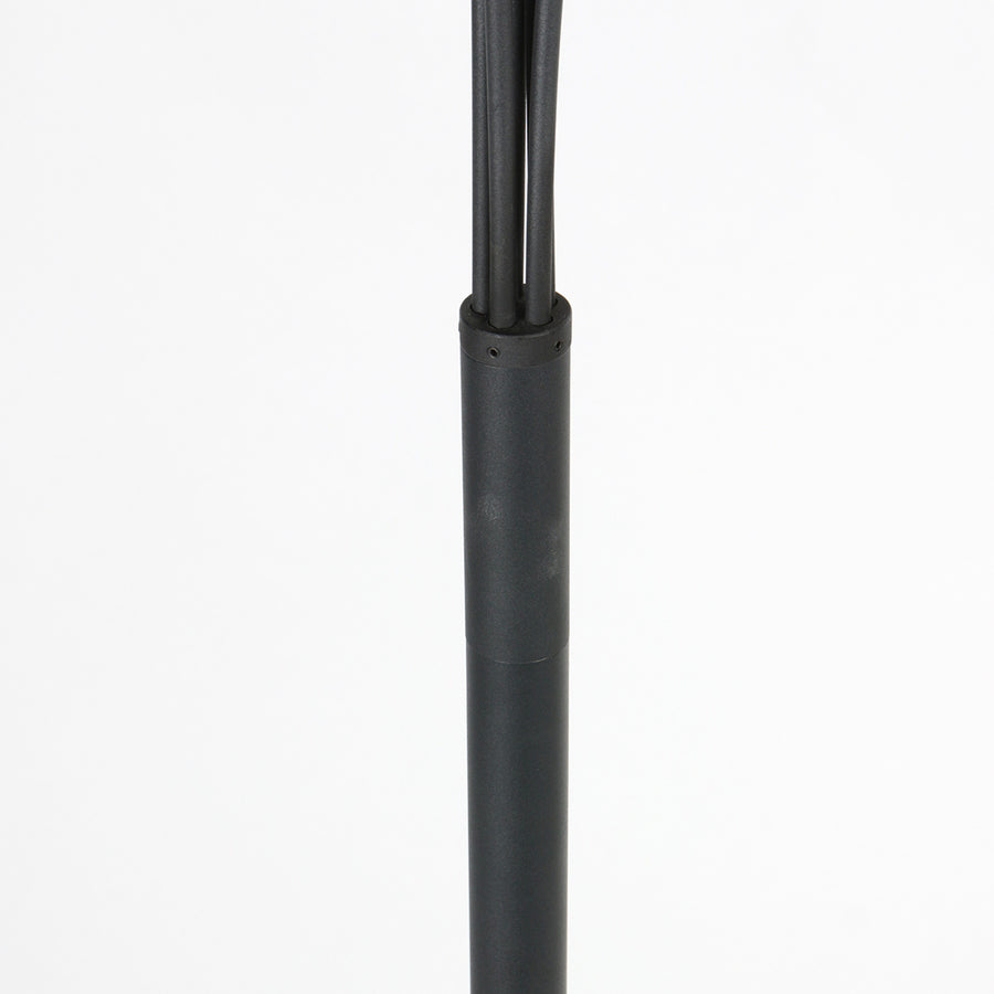 Zwarte 5-lichts vloerlamp tenebris 4214zw – luxe en sfeervolle verlichting