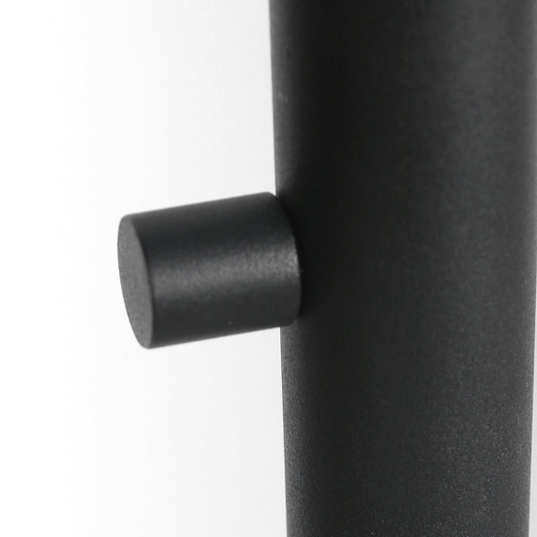 Zwarte 5-lichts vloerlamp tenebris 4214zw – luxe en sfeervolle verlichting