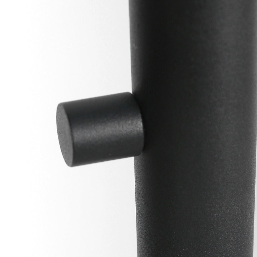 Zwarte 5-lichts vloerlamp tenebris 4214zw – luxe en sfeervolle verlichting