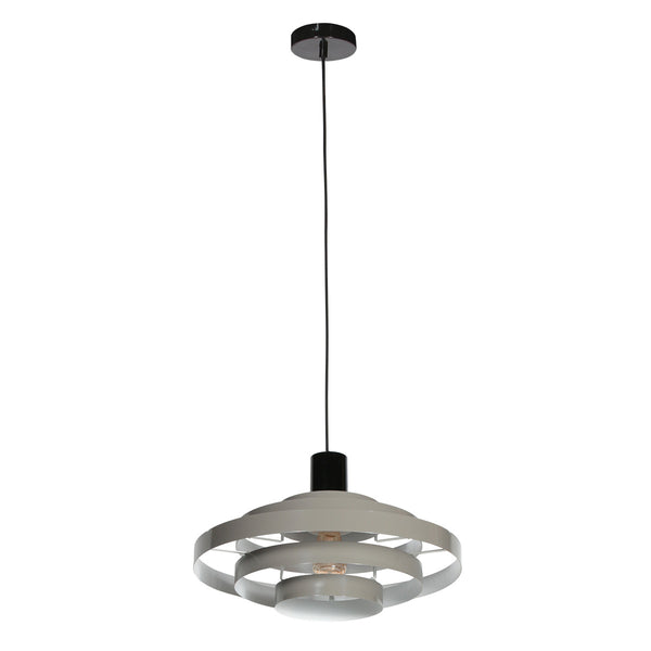 Grijze Hanglamp Halo Cirque 4217GR – Uniek Lichtspel met Elegante Metalen Ringen