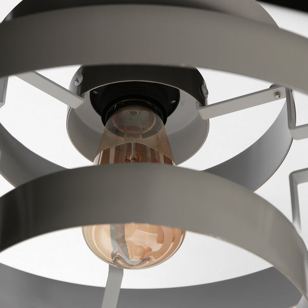 Grijze Hanglamp Halo Cirque 4217GR – Uniek Lichtspel met Elegante Metalen Ringen