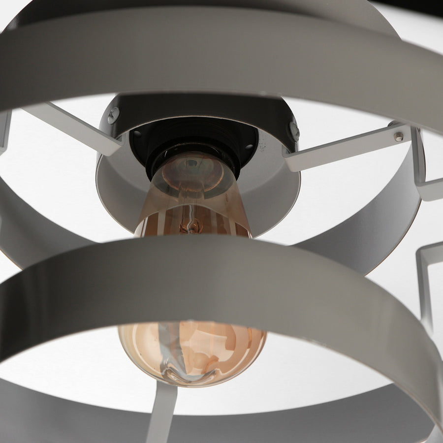 Grijze Hanglamp Halo Cirque 4217GR – Uniek Lichtspel met Elegante Metalen Ringen