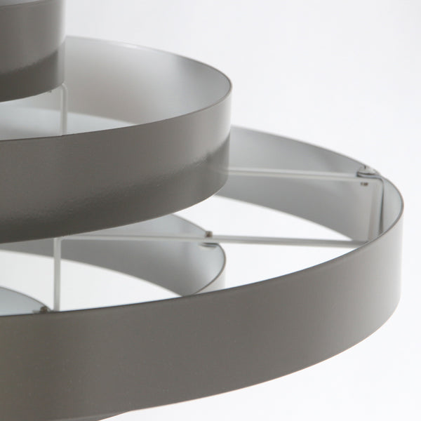 Grijze Hanglamp Halo Cirque 4217GR – Uniek Lichtspel met Elegante Metalen Ringen