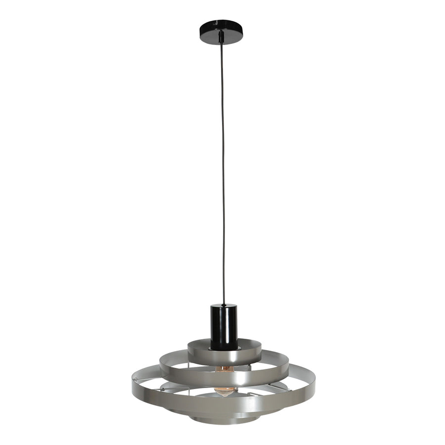 Grijze Hanglamp Halo Cirque 4217GR – Uniek Lichtspel met Elegante Metalen Ringen