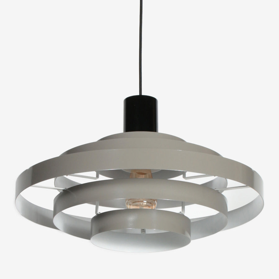 Grijze Hanglamp Halo Cirque 4217GR – Uniek Lichtspel met Elegante Metalen Ringen