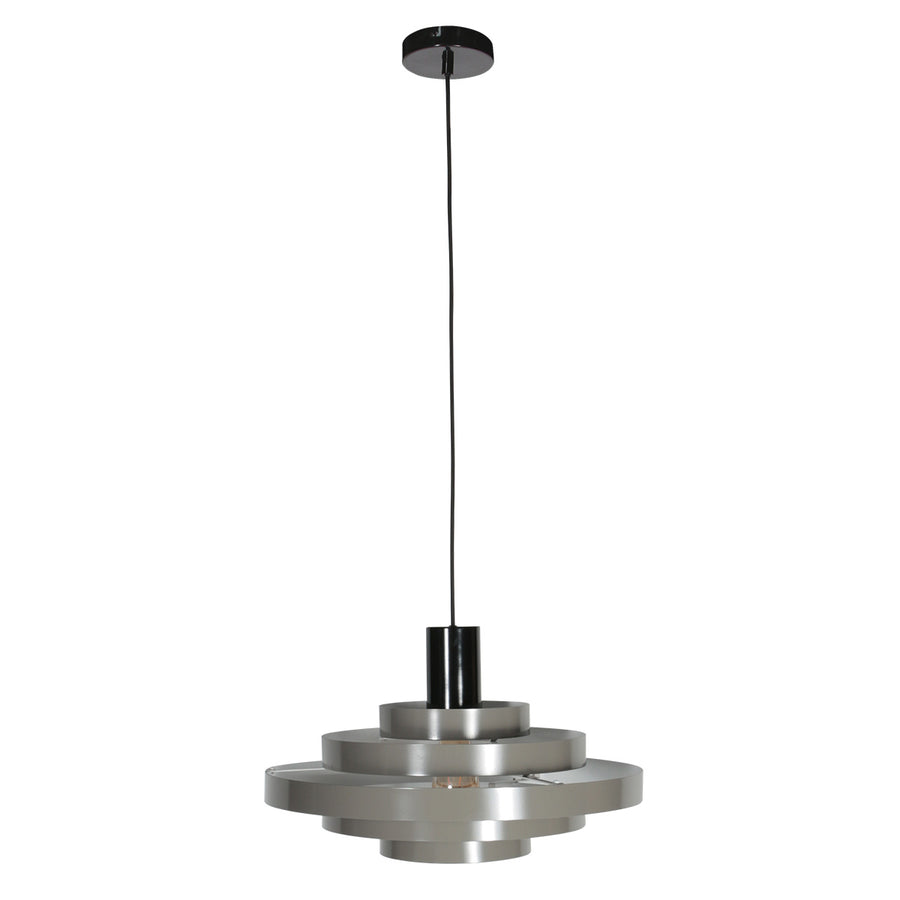 Grijze Hanglamp Halo Cirque 4217GR – Uniek Lichtspel met Elegante Metalen Ringen