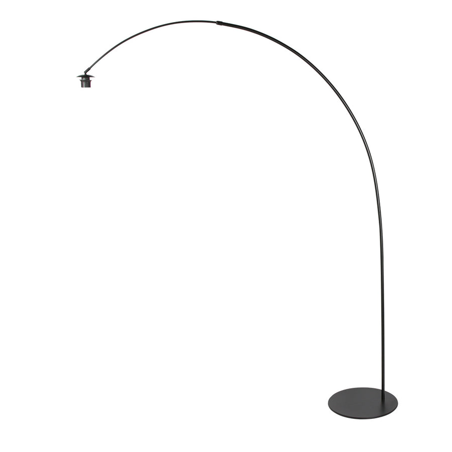 Zwarte vloerlamp curve 4219zw – stijlvolle booglamp met verstelbare functionaliteit