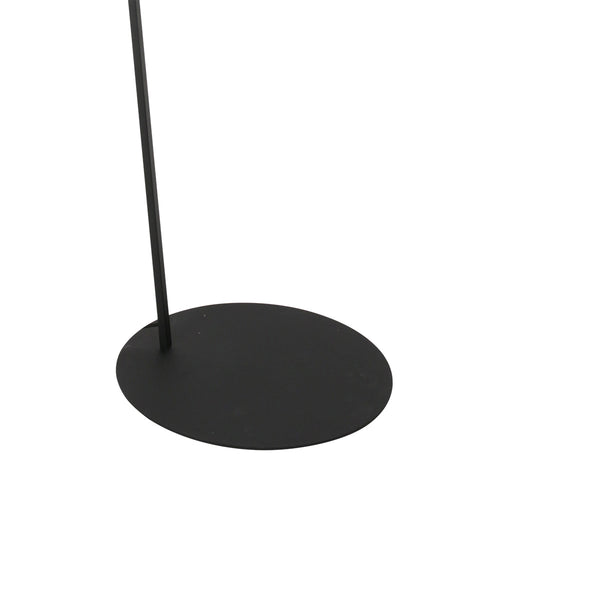 Zwarte vloerlamp zig-zag 4245zw met grijs grof linnen kap – uniek design en functioneel gebruik