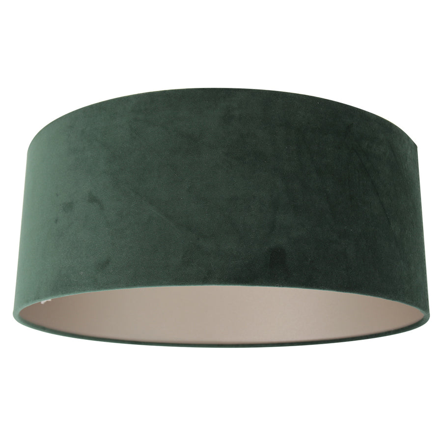 Vloerlamp curve 4269zw - zwarte booglamp met groene velours kap