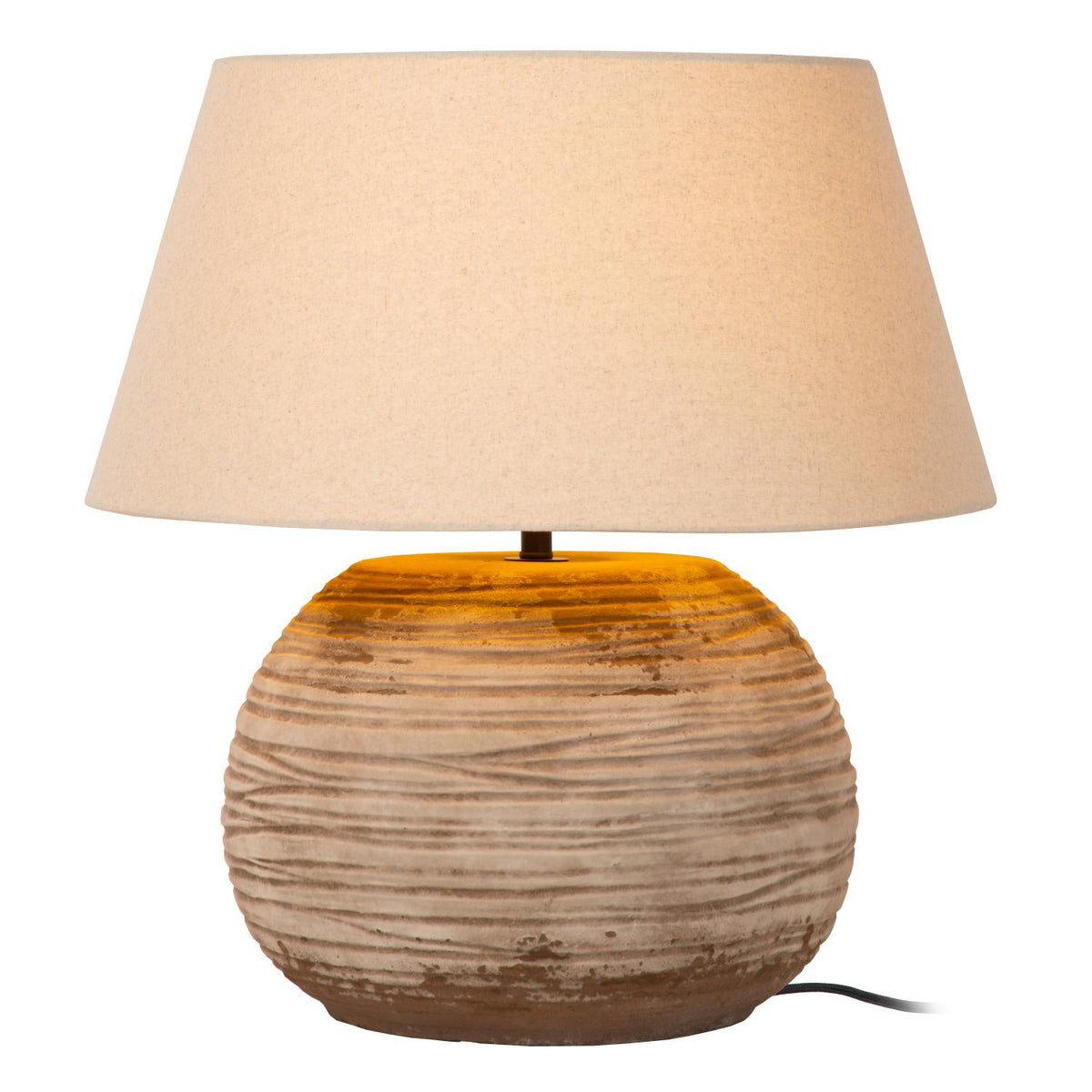 Lucide DENISE tafellamp Ø 55 cm, E27, bruin