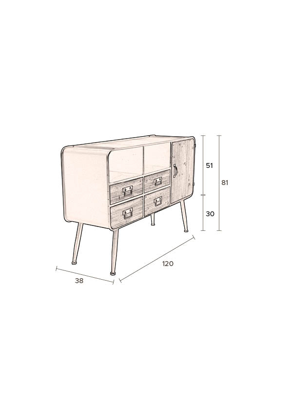 Dressoir Hoog Gin
