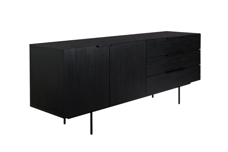 Dressoir Travis Zwart Eiken