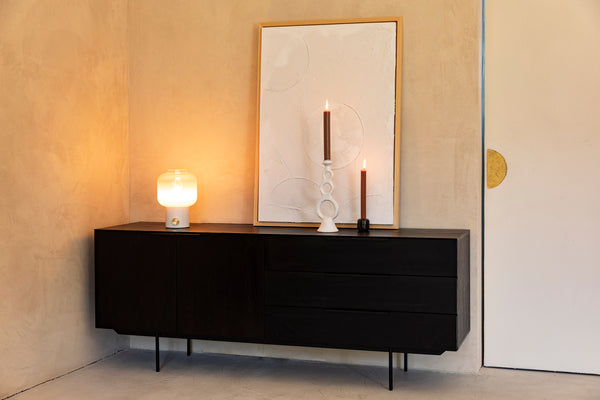 Dressoir Travis Zwart Eiken