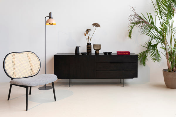 Dressoir Travis Zwart Eiken