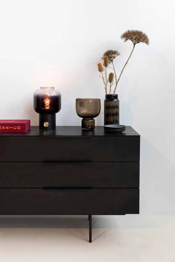 Dressoir Travis Zwart Eiken