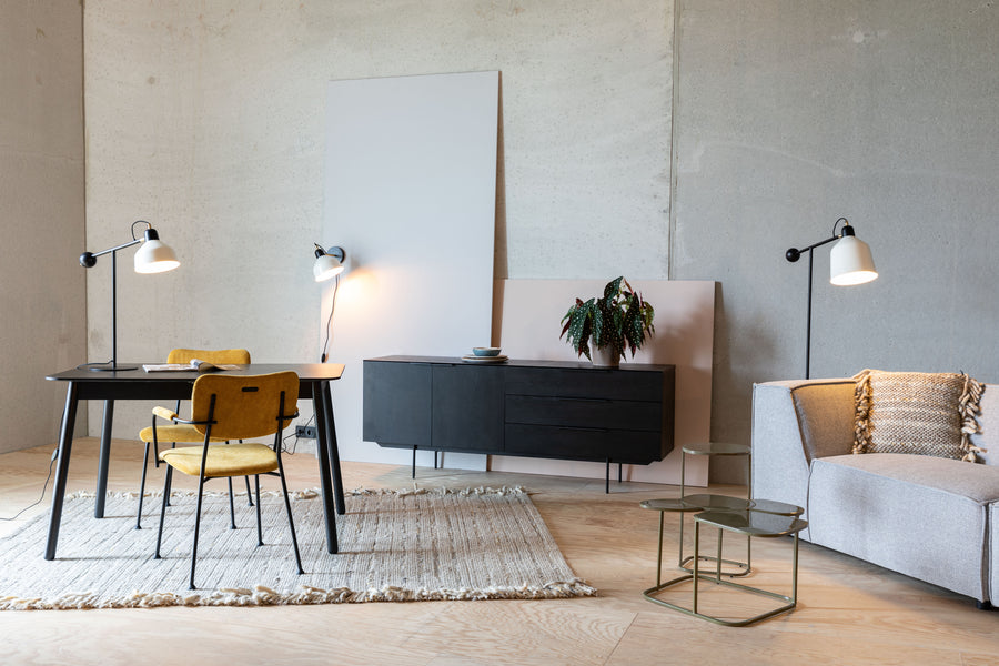 Dressoir Travis Zwart Eiken