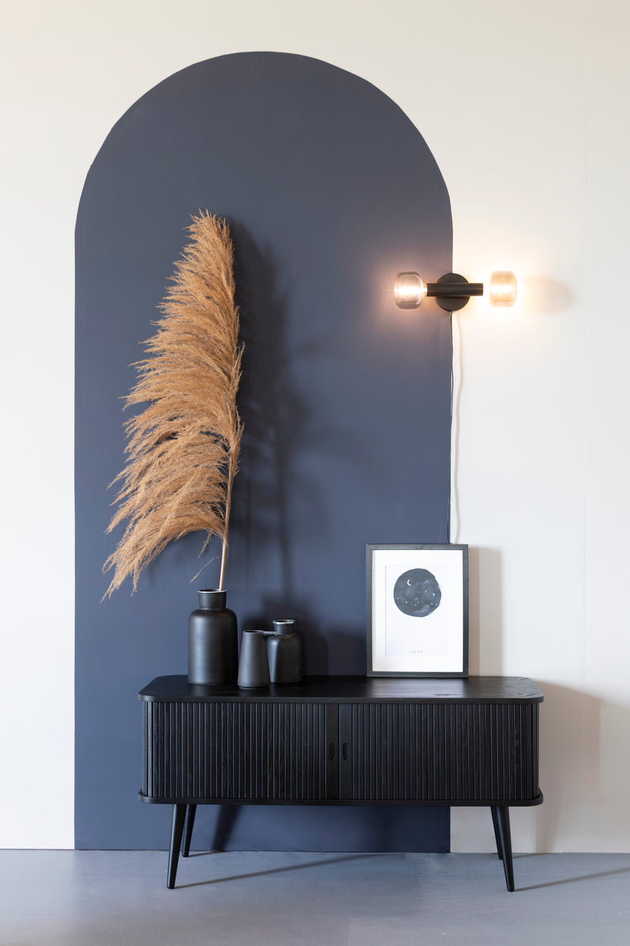 Dressoir Barbier 120 Zwart