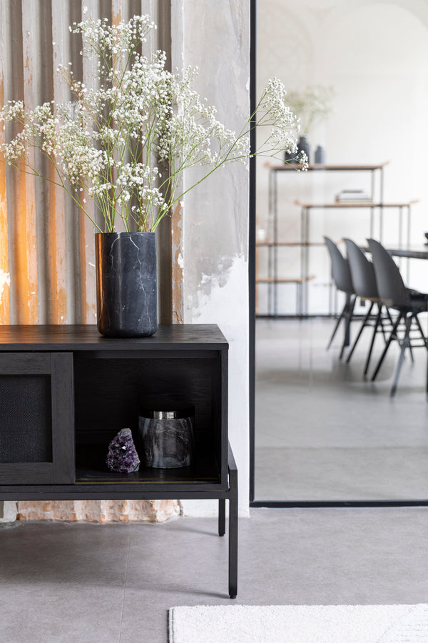 Hardy dressoir eikenhout zwart