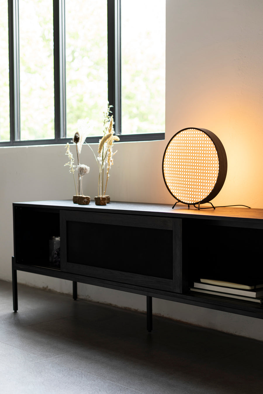 Hardy dressoir eikenhout zwart