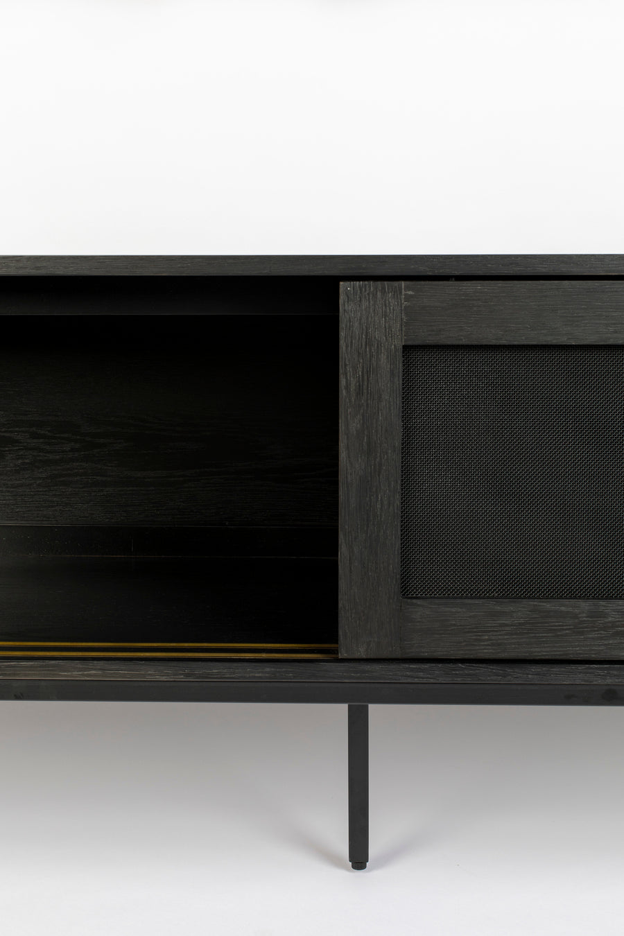 Hardy dressoir eikenhout zwart