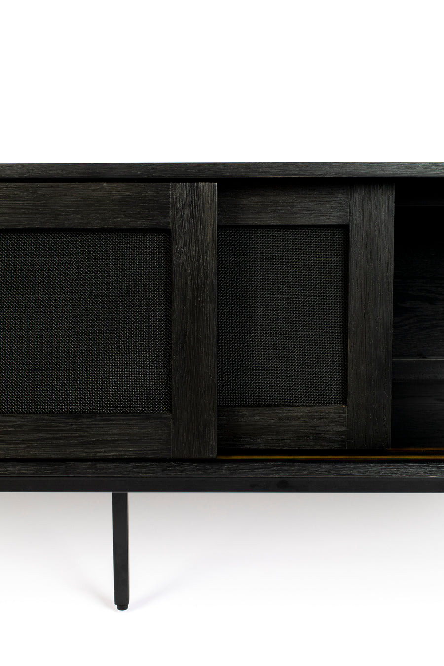 Hardy dressoir eikenhout zwart