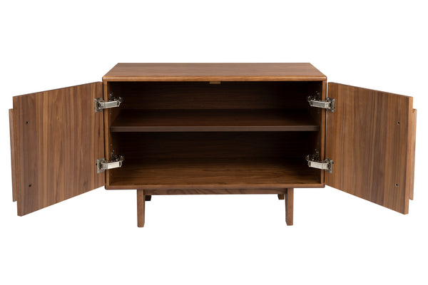 Dressoir Groove 2 Deuren Notenhout