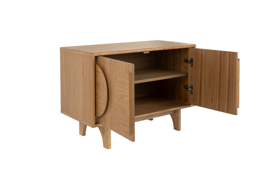 Dressoir Groove 2 Deuren Naturel Eiken