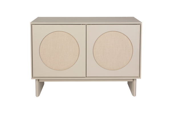 Twin kast 2 deuren hout beige