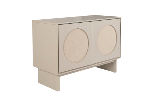 Twin kast 2 deuren hout beige