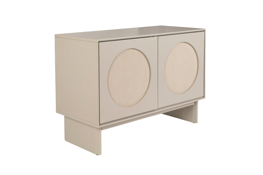 Twin kast 2 deuren hout beige