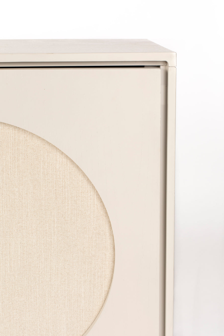 Twin kast 2 deuren hout beige
