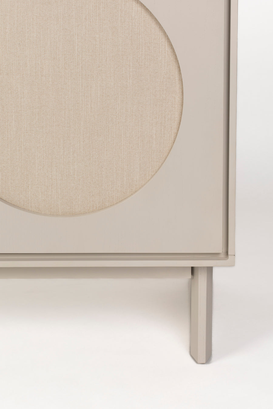 Twin kast 2 deuren hout beige