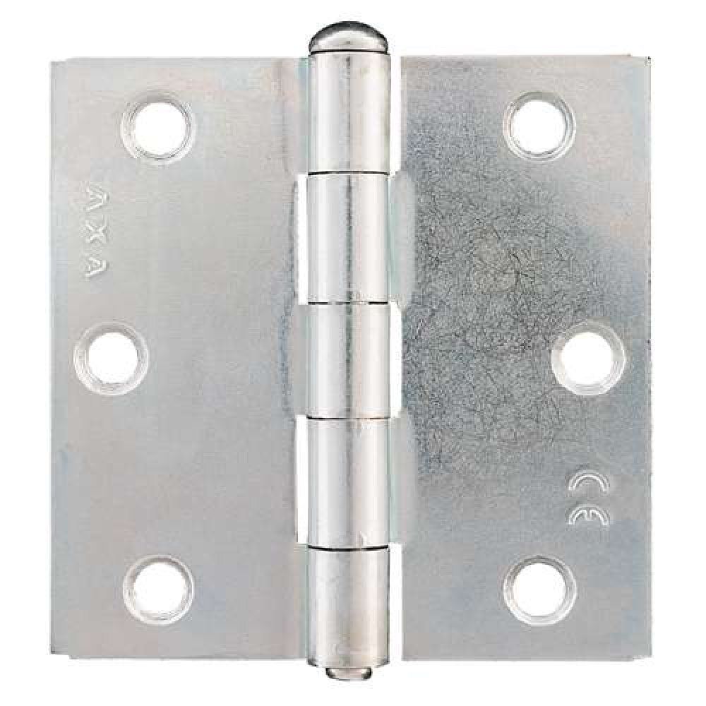 Ongelagerd scharnier/76x76x2.0/rechthoek/staal Topcoat