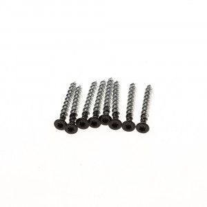Schroef 4,5x40/torx/staal zwart/set 8 st.