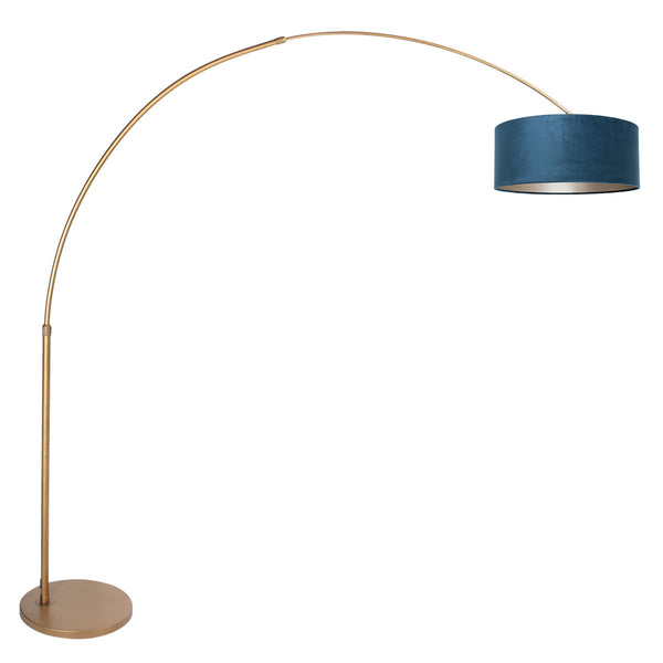 Bronskleurige Booglamp Sparkled Light 4307BR – Stijlvolle Verlichting met Velours Kap