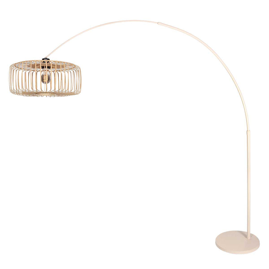 Creme kleurige booglamp breeza-beache 4320cr – de trendkleur van 2026