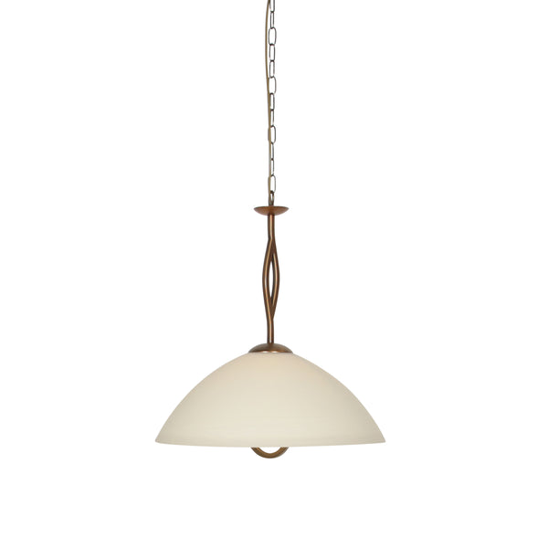 Anthea 4327BR – klassieke hanglamp met marmerlook glas